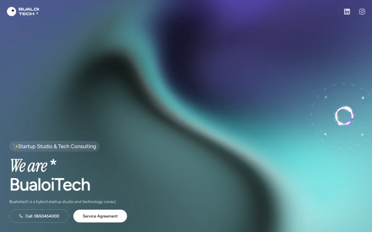 BualoiTech — ランディングページ