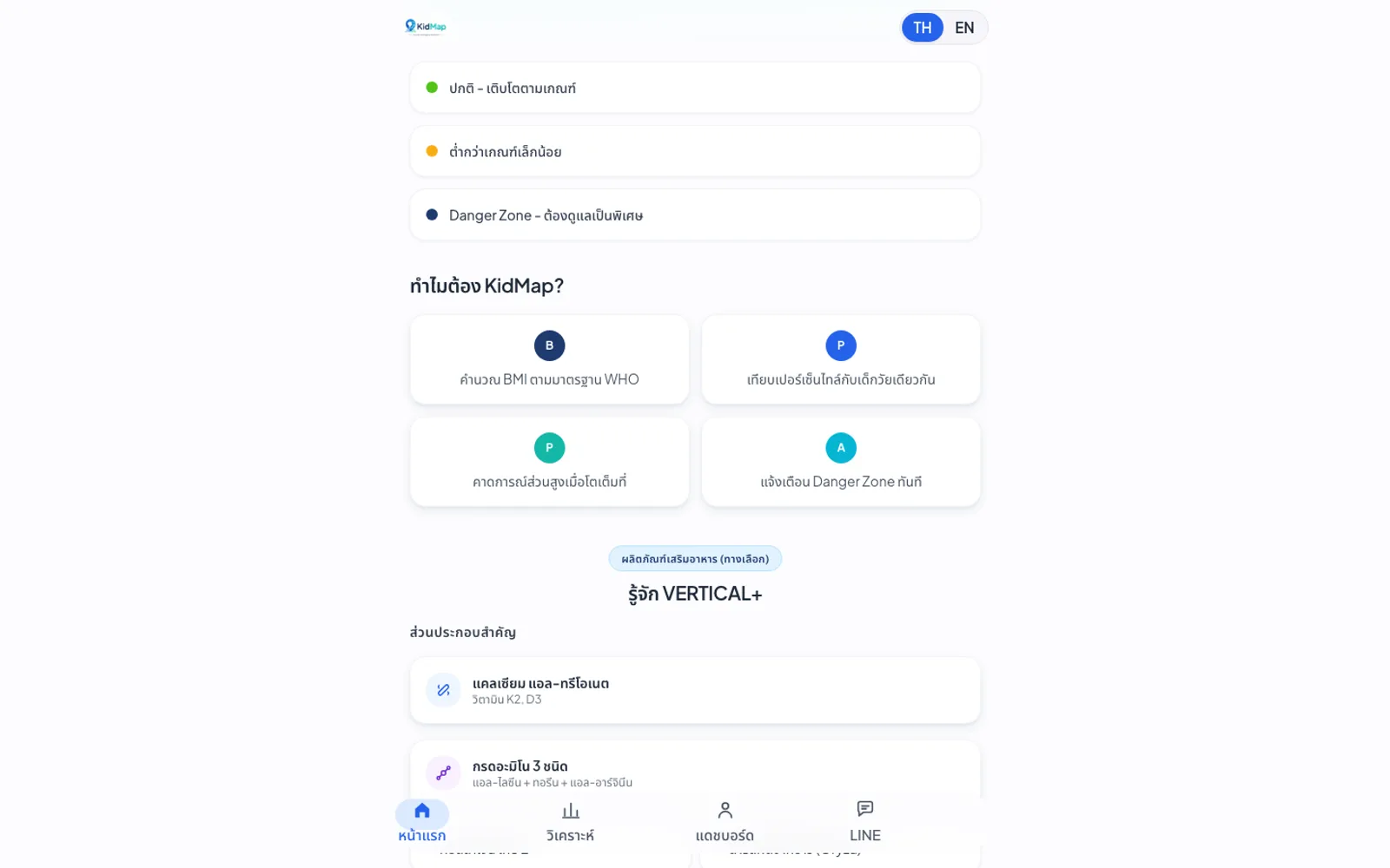 KidMap — เครื่องมือประเมินที่อิงงานวิจัยคลินิก