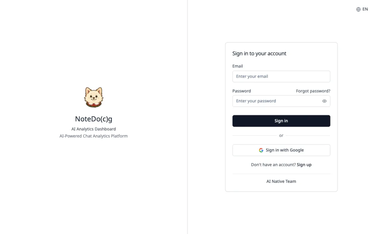 NoteDo(c)g — SaaS Webアプリ