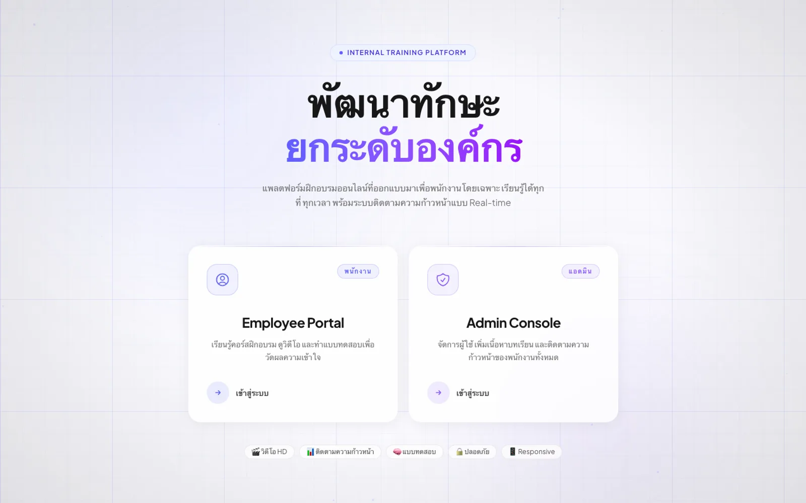 Smart Training — แบบทดสอบวัดความเข้าใจ