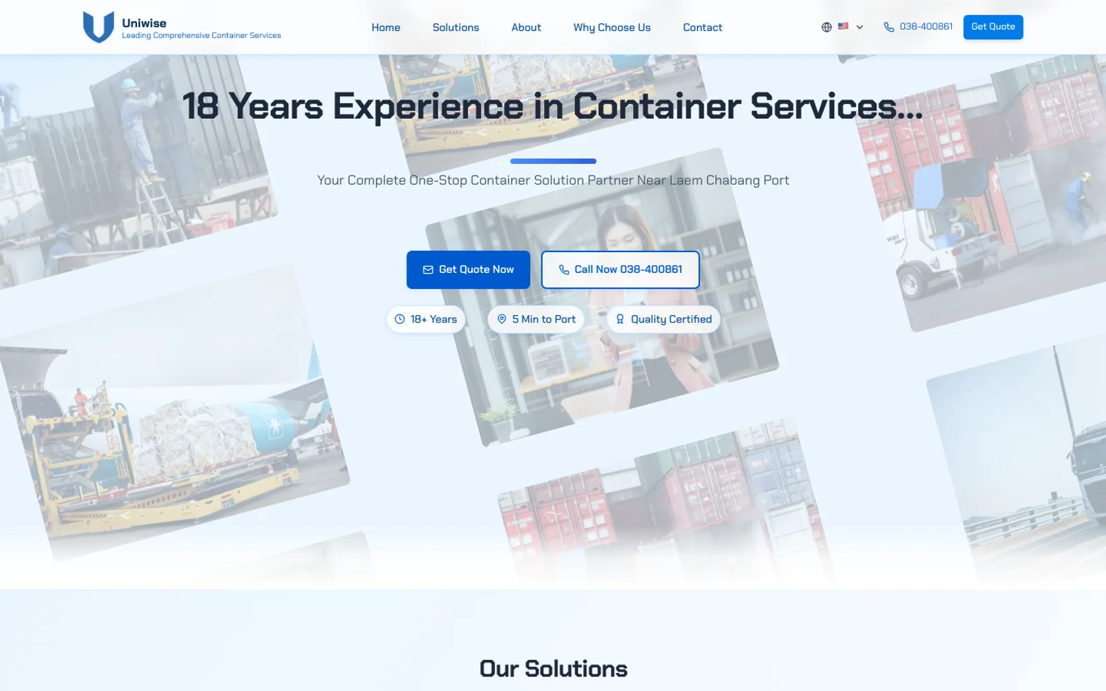 Uniwise Container — บริการซ่อมและบำรุงรักษาตู้คอนเทนเนอร์